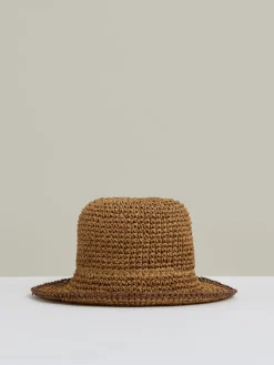 Reiss Tan Enziya Straw Sun Hat Sale