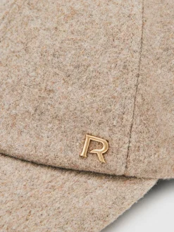 Reiss Fiona Wool-Blend Flannel Baseball Cap Taupe Best