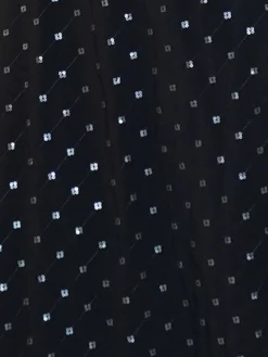 Religion Black Embellished Mila Maxi Column Dress With Sequins Outlet