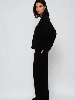 Religion Rick Slouchy and Soft Knitted Co-ord Lounge Trousers Black Online