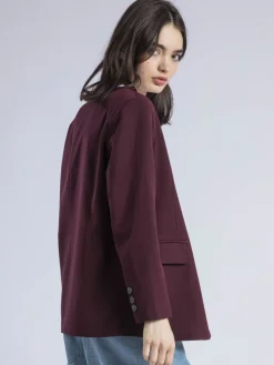 Religion Red Emily Collarless Blazer Jacket with Tie Clearance