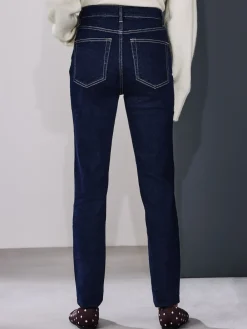 Next Mid Rise Stretch Skinny Jeans Rinse Blue Clearance