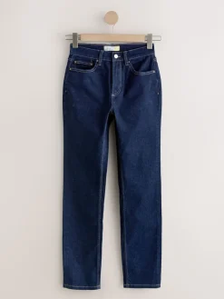 Next Slim Mid Rise Stretch Jeans Rinse Blue Online
