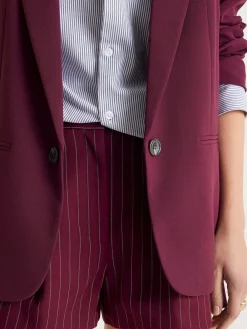 River Island Purple Edge to Edge Blazer Clearance