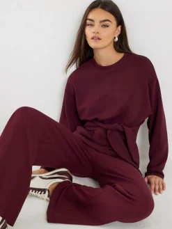 River Island Red Tie Front Premium Top