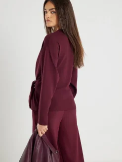 River Island Red Tie Front Premium Top