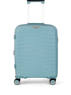Rock Luggage Blue Sunwave Cabin Suitcase Outlet