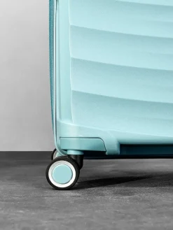 Rock Luggage Blue Sunwave Cabin Suitcase Outlet