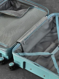 Rock Luggage Blue Sunwave Cabin Suitcase Outlet