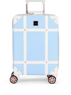Rock Luggage Vintage Cabin Suitcase Blue Hot