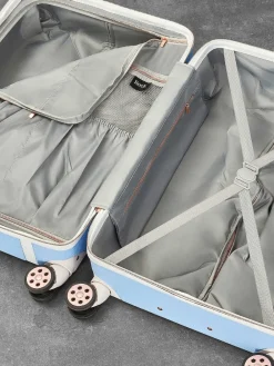 Rock Luggage Vintage Cabin Suitcase Blue Hot