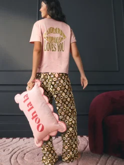 Rockett St George Khaki Green Lips Jersey Pyjamas Sale