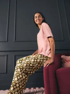 Rockett St George Khaki Green Lips Jersey Pyjamas Sale