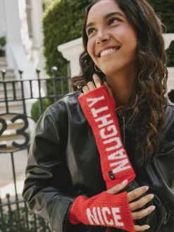 Rockett St George Red Naughty & Nice Handwarmers Red Naughty & Nice Sale