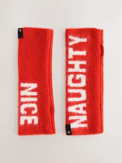 Rockett St George Red Naughty & Nice Handwarmers Red Naughty & Nice Sale