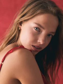 Rockett St George Red/White Polka Dot Heart Cami Shorts Set Pyjamas Online