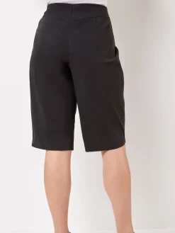 Roman Black Knee Length Stretch Shorts Discount