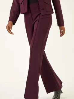 Roman Red Jet Pocket Bootleg Trousers Sale