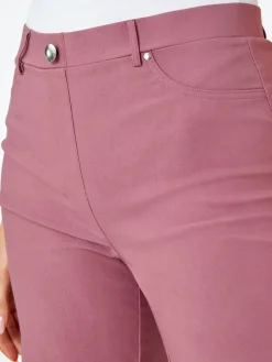 Roman Rouge Turned Hem Stretch Shorts Best