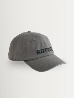 Rotate Grey Canvas Logo Cap Outlet
