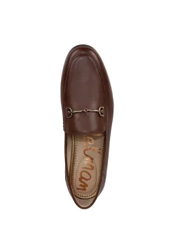 Sam Edelman Loraine Leather Bit Loafers Terazzo Brown New