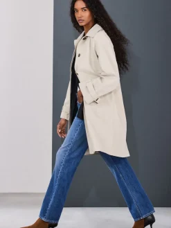 Next Dolly Trench Coat Sand Discount