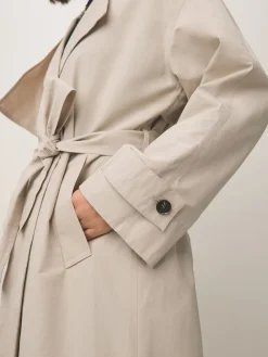 Next Shower Resistant Trench Coat Sand Clearance