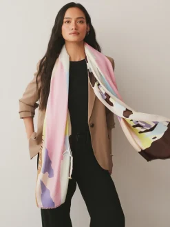 Next Scenic Pink Lightweight Scarf Sale