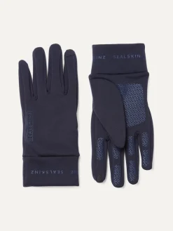 Sealskinz Acle Water Repellent Nano Fleece Gloves Blue New