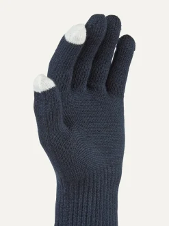 Sealskinz Blue Hanworth Solo Merino Gloves Online