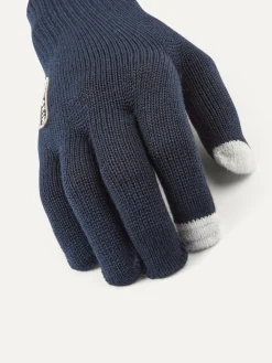 Sealskinz Blue Hanworth Solo Merino Gloves Online
