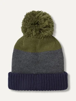 Sealskinz Flitcham Waterproof Cold Weather Bobble Hat Navy Outlet