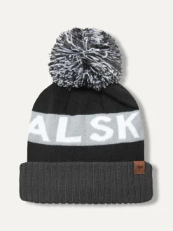 Sealskinz Foulden Water Repellent Cold Weather Bobble Hat Black Best
