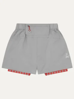 Sealskinz Grey Belton Quick Dry Running Shorts With Under Short Online