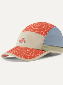 Sealskinz Orange Poringland Waterproof Foldable Peak Printed Hiking Cap Best