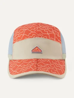 Sealskinz Orange Poringland Waterproof Foldable Peak Printed Hiking Cap Best