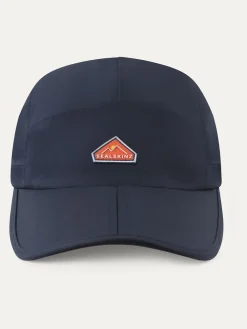 Sealskinz Poringland Waterproof Foldable Peak Plain Hiking Cap Blue Outlet