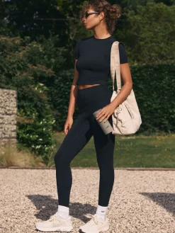 self. Black High Waist Leggings Hot