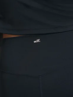 self. Black High Waist Leggings Hot