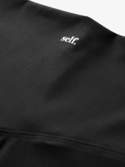 self. Black High Waist Leggings Hot