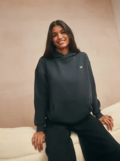 self. Black Hoodie Discount