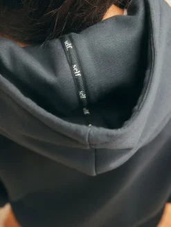 self. Black Hoodie Discount