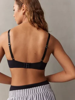 self. Pad Plunge Smoothing Scoop Bra Black Best