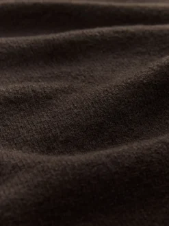 self. Knit Jumper Chocolate Brown Hot