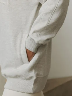 self. Boucle Sweatshirt Grey