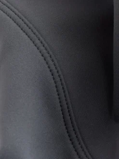 self. High Waist Flared Leggings Grey