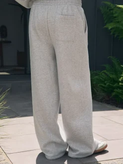 self. Grey Wide Leg Joggers Clearance