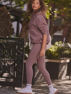 self. Mauve High Waist Leggings New