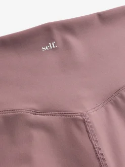 self. Mauve High Waist Leggings New