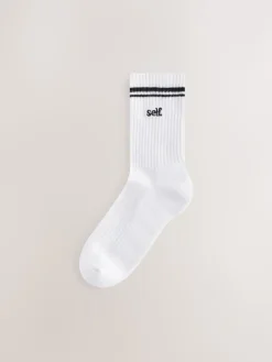 self. Neutral/Black Cushion Sole Lounge Ankle Socks 7 Pack Hot